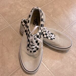 Vans suede toe box and heel